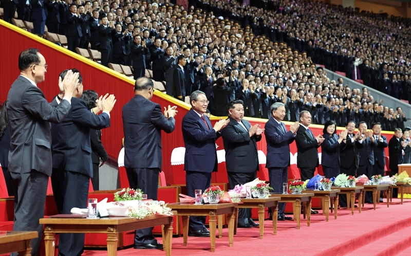 李强出席朝鲜劳动党建党80周年庆祝活动